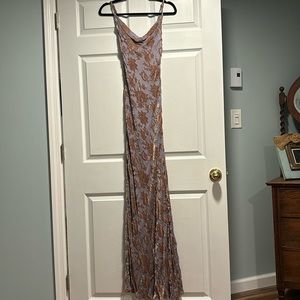 Rat and boa Athena maxi dress